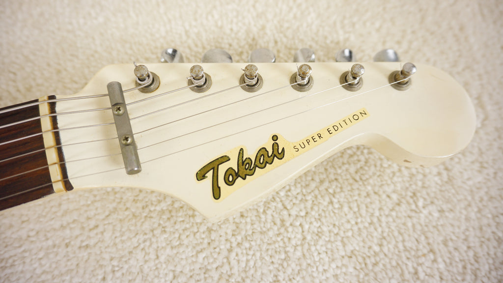 1985 Tokai Super Edition SD-40 HSS Stratocaster MIJ Olympic White