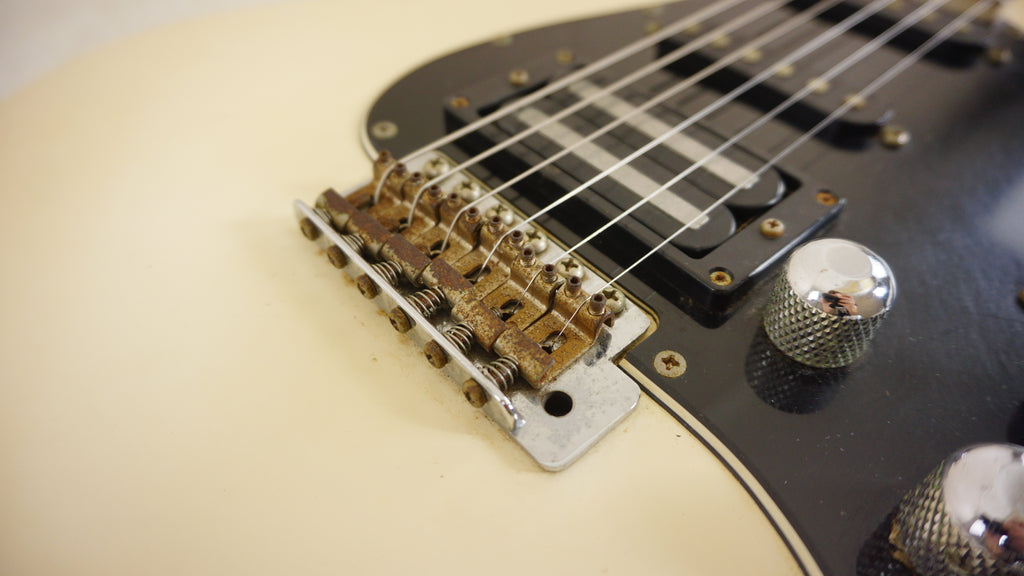 1985 Tokai Super Edition SD-40 HSS Stratocaster MIJ Olympic White