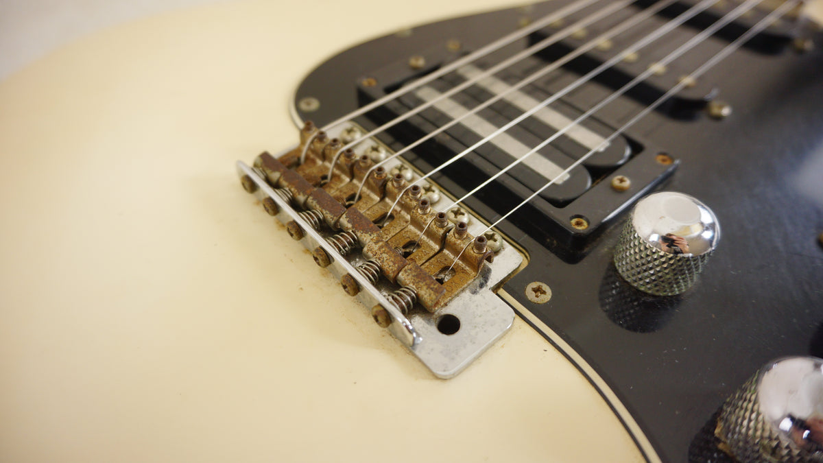 1985 Tokai Super Edition SD-40 HSS Stratocaster MIJ Olympic White