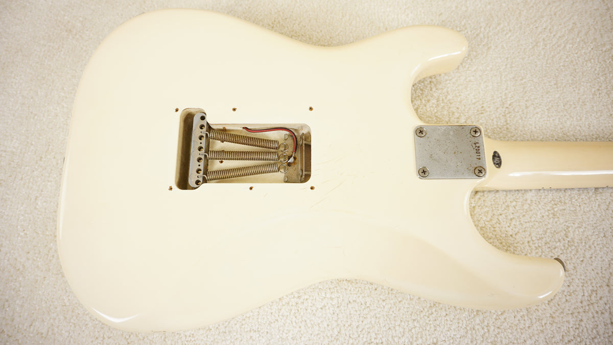 1985 Tokai Super Edition SD-40 HSS Stratocaster MIJ Olympic White