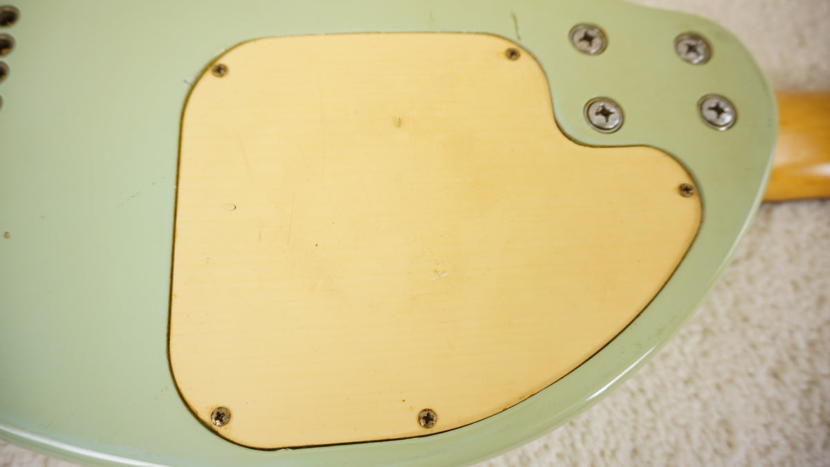 Fernandes ZO-3 Mint Green Travel Guitar w / Built-in Speaker