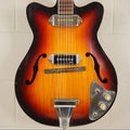 Vintage 1960s Kawai Thinline Hollowbody Sunburst MIJ Teisco Era Player