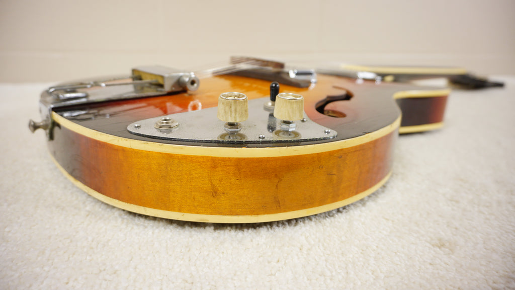 Vintage 1960s Kawai Thinline Hollowbody Sunburst MIJ Teisco Era Player