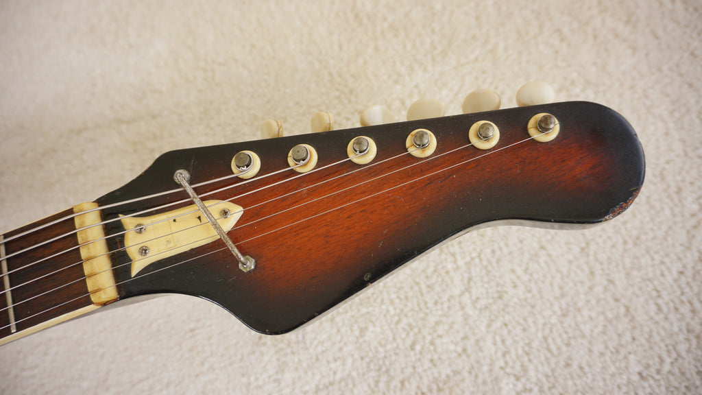 Vintage 1960s Kawai Thinline Hollowbody Sunburst MIJ Teisco Era Player