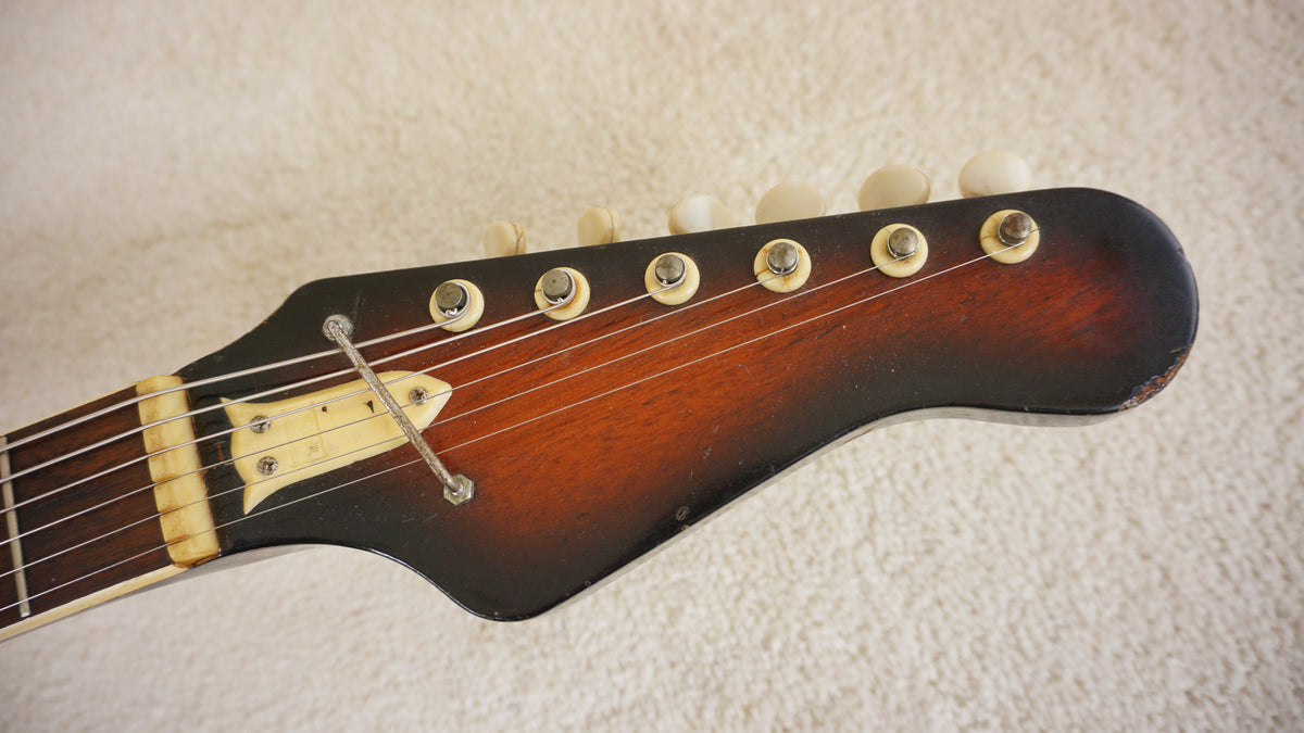 Vintage 1960s Kawai Thinline Hollowbody Sunburst MIJ Teisco Era Player