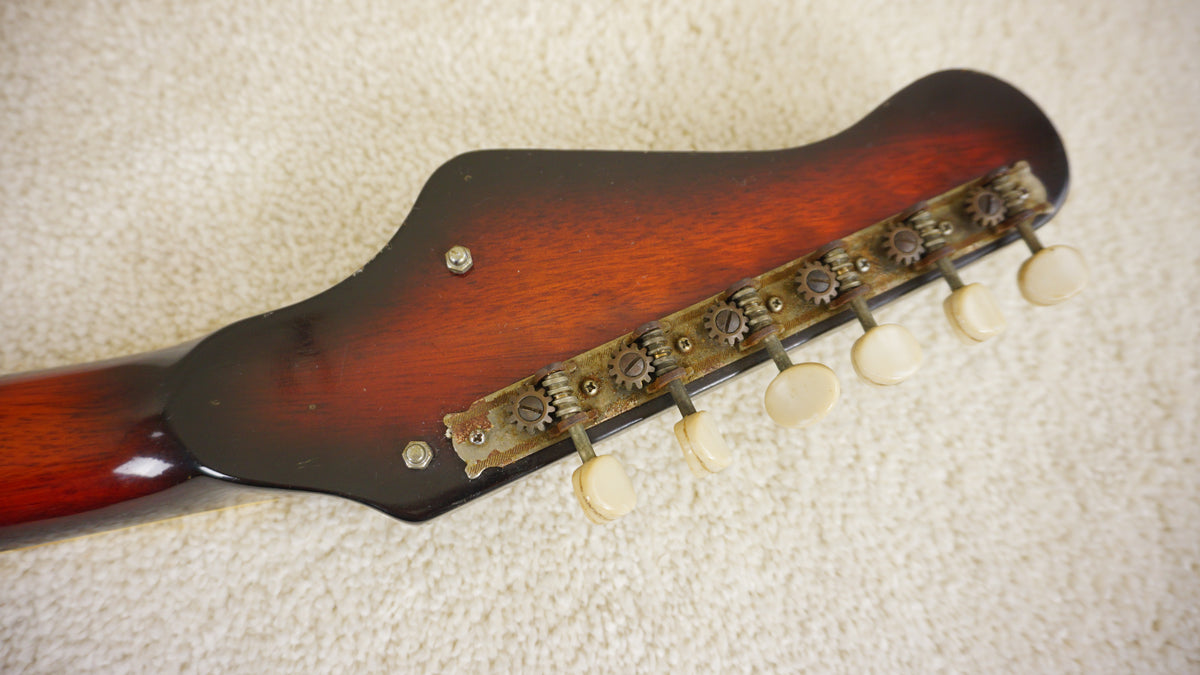 Vintage 1960s Kawai Thinline Hollowbody Sunburst MIJ Teisco Era Player