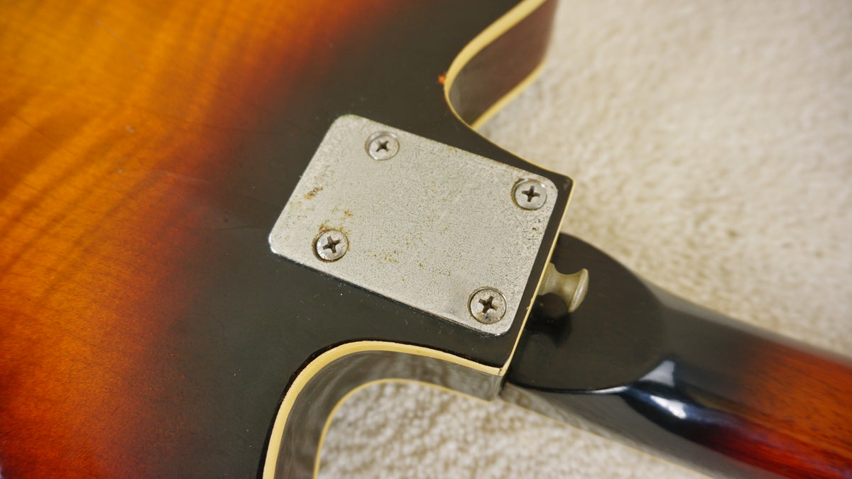Vintage 1960s Kawai Thinline Hollowbody Sunburst MIJ Teisco Era Player
