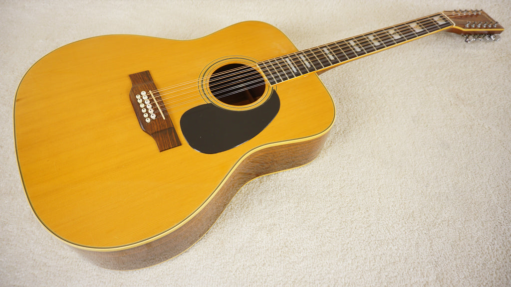 Vintage 1970s Kansas B-280 12-String Dreadnought Suzuki Violin Japan w/ Hard Case