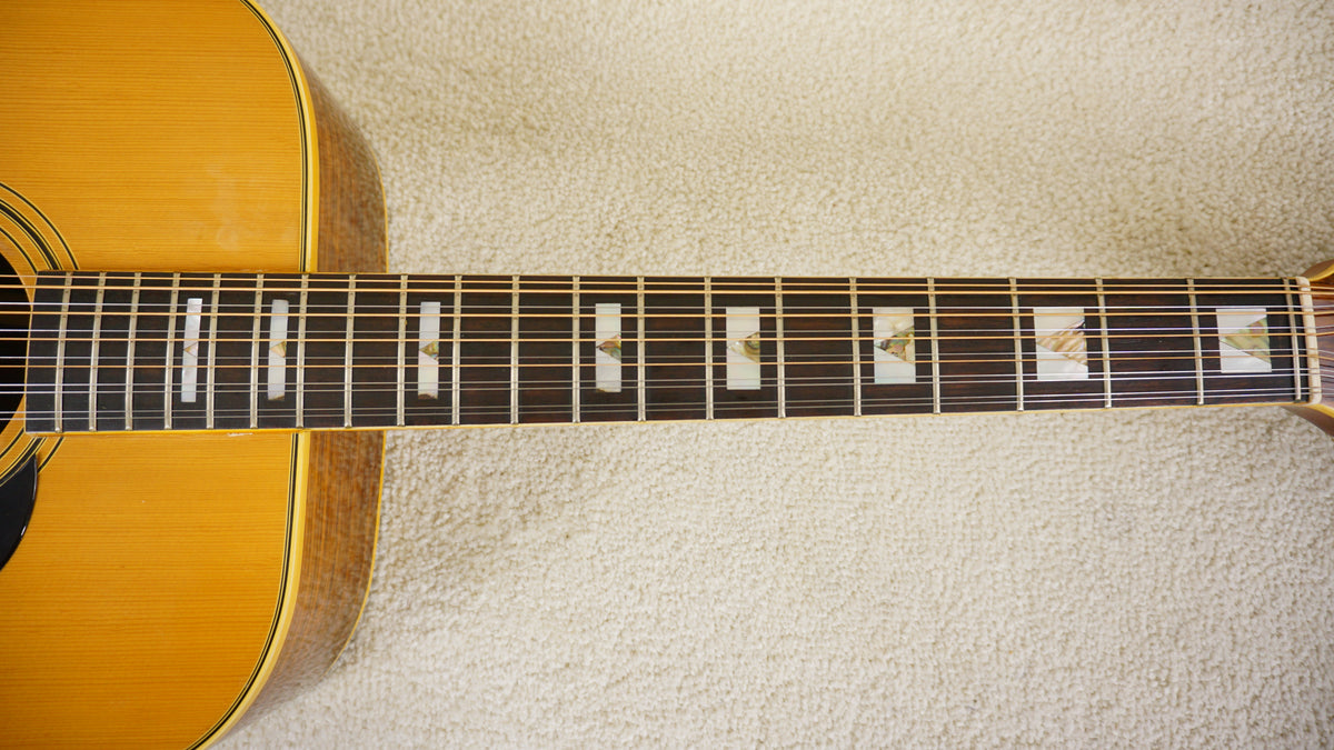 Vintage 1970s Kansas B-280 12-String Dreadnought Suzuki Violin Japan w/ Hard Case