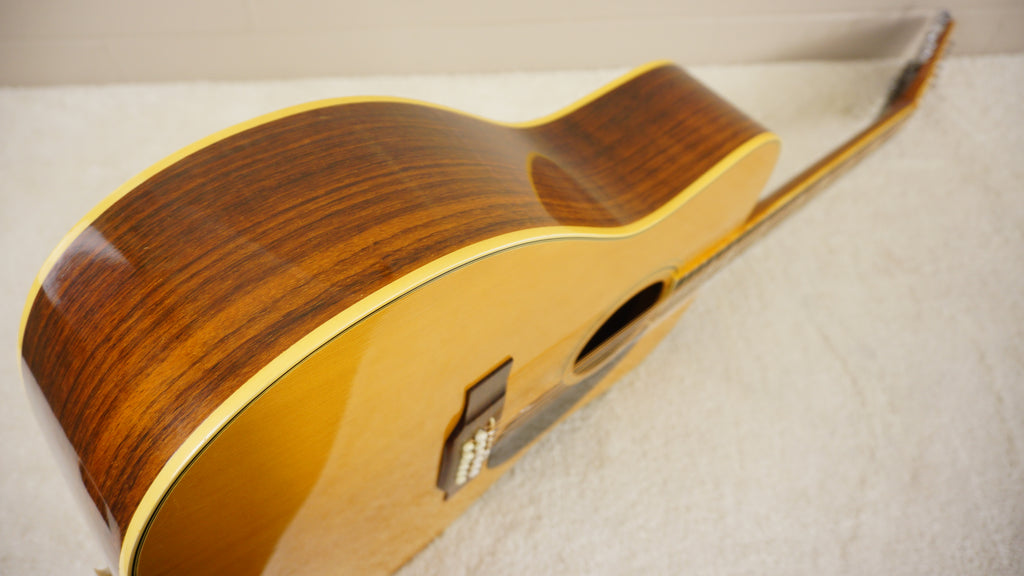 Vintage 1970s Kansas B-280 12-String Dreadnought Suzuki Violin Japan w/ Hard Case