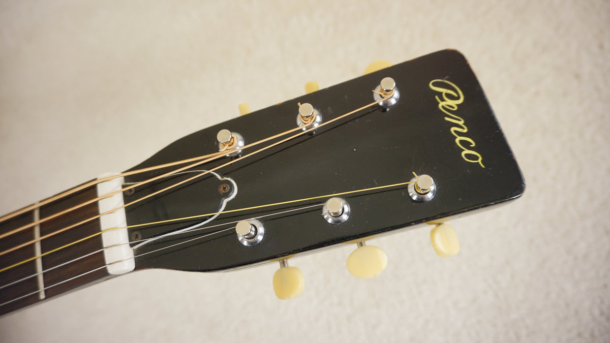 Vintage 1970s Penco A-6 Natural 000 Acoustic Guitar Hoshino Gakki MIJ