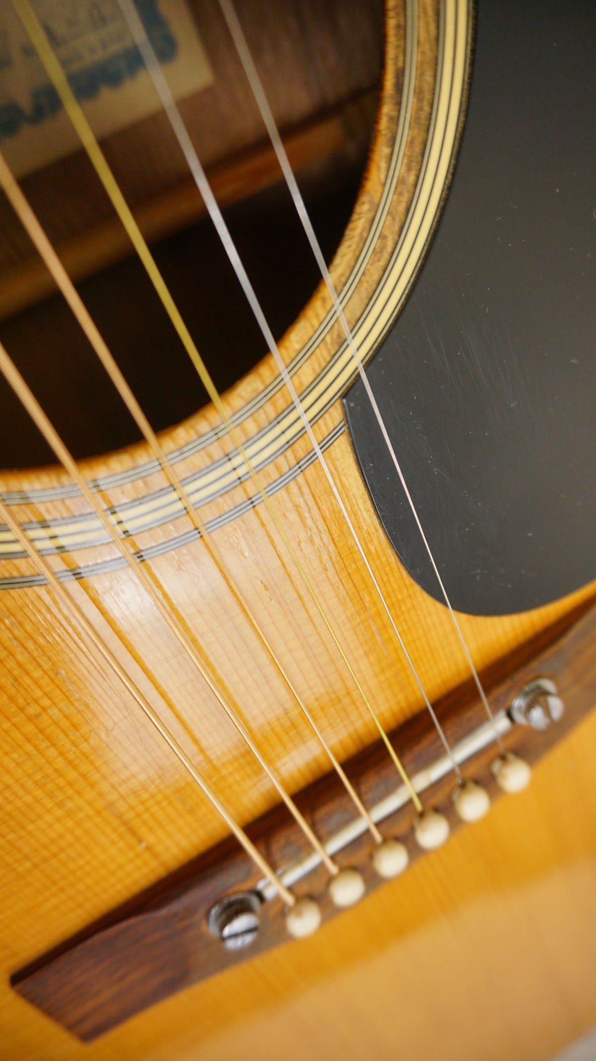 Vintage 1970s Penco A-6 Natural 000 Acoustic Guitar Hoshino Gakki MIJ