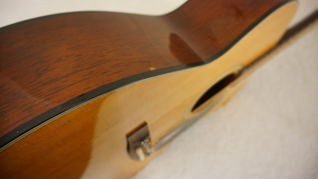Vintage 1970s Penco A-6 Natural 000 Acoustic Guitar Hoshino Gakki MIJ