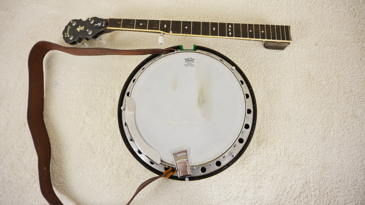 Vintage 1970s Tenesy Jagard 5-String Banjo Terada MIJ Project Repair w/ Case