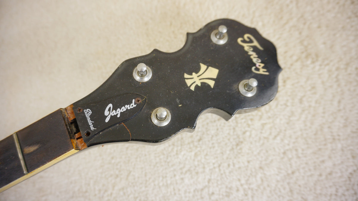 Vintage 1970s Tenesy Jagard 5-String Banjo Terada MIJ Project Repair w/ Case