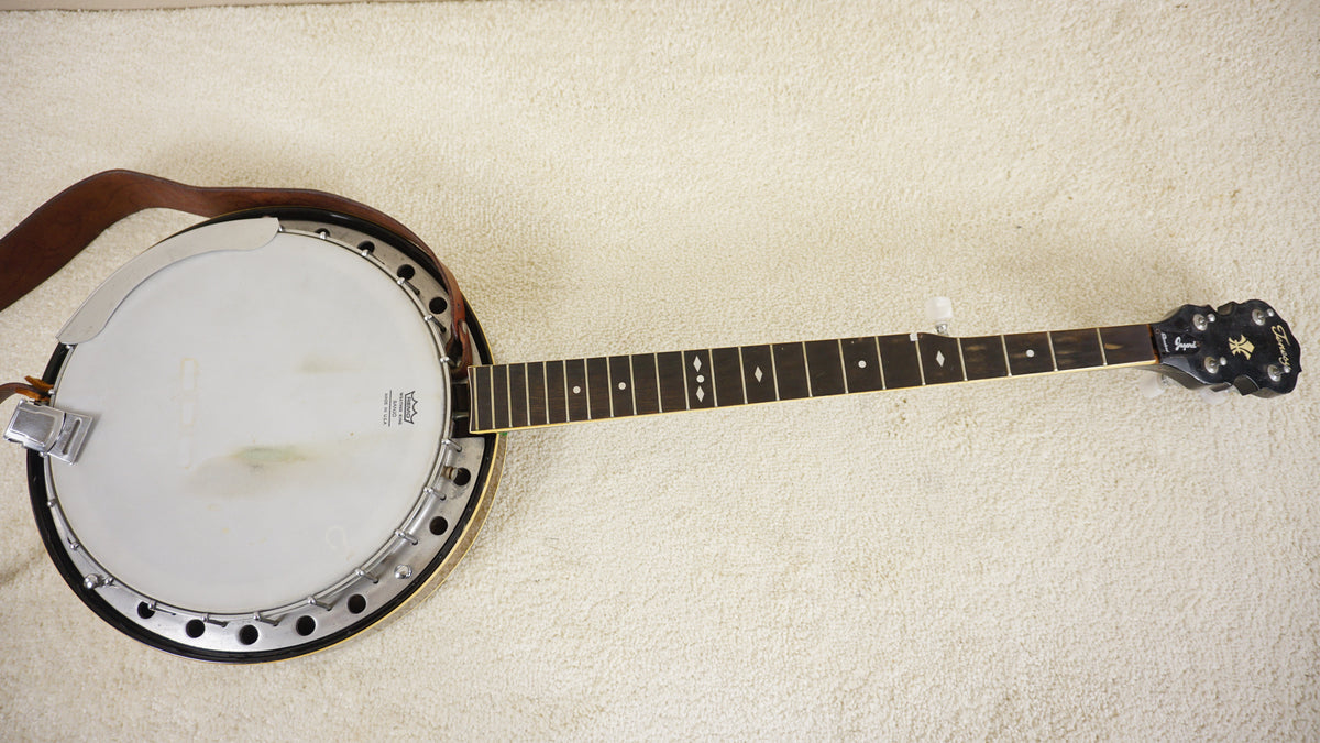 Vintage 1970s Tenesy Jagard 5-String Banjo Terada MIJ Project Repair w/ Case