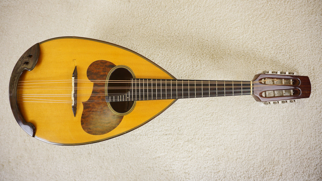 Vintage Suzuki M-50 Master Hand Bowlback Mandolin Nagoya MIJ Japan w/ Hard Case