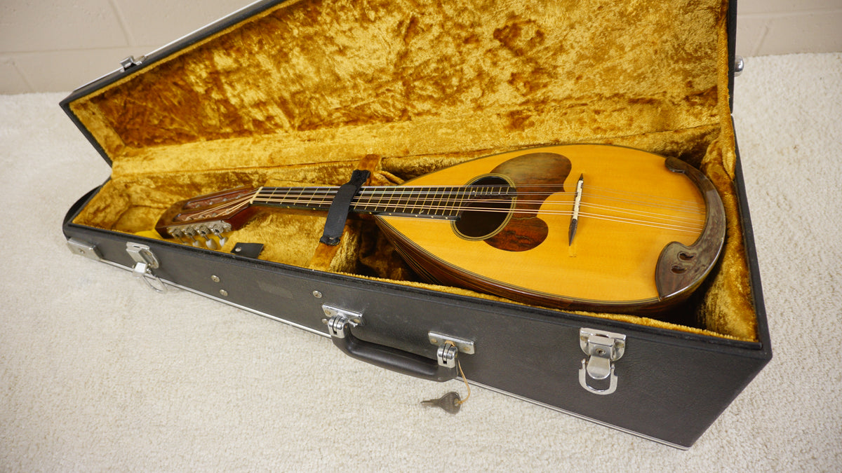 Vintage Suzuki M-50 Master Hand Bowlback Mandolin Nagoya MIJ Japan w/ Hard Case