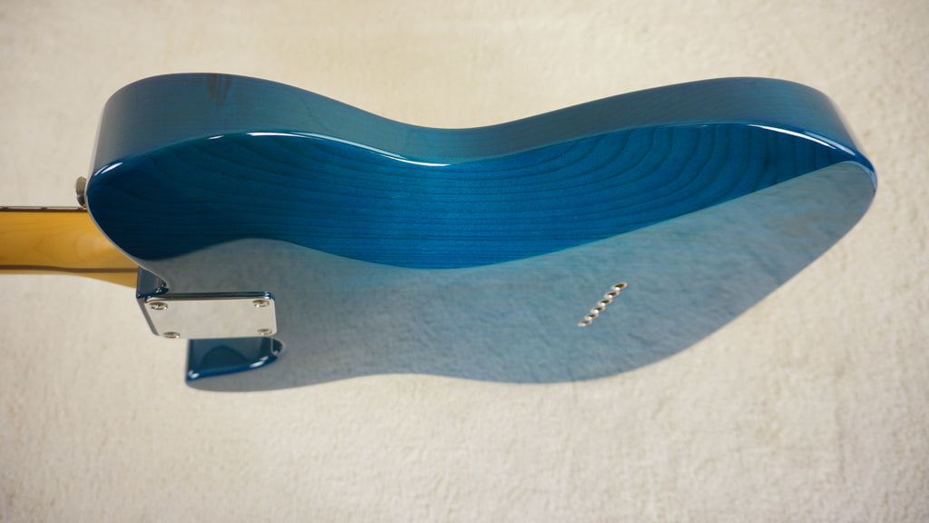 Fender Japan 2023 Limited Edition Hybrid II Telecaster Quilt Top Aquamarine