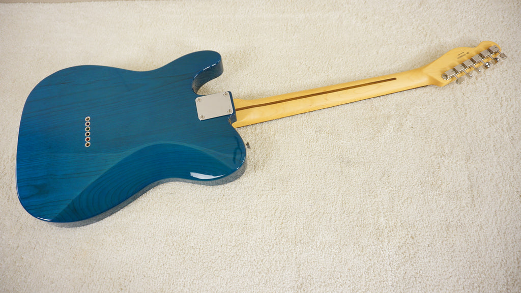 Fender Japan 2023 Limited Edition Hybrid II Telecaster Quilt Top Aquamarine