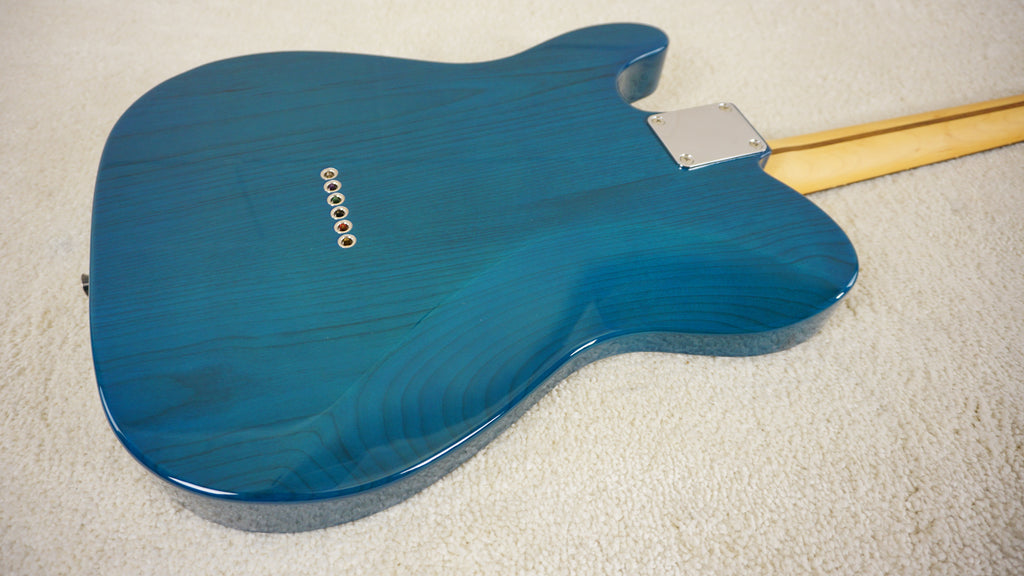 Fender Japan 2023 Limited Edition Hybrid II Telecaster Quilt Top Aquamarine