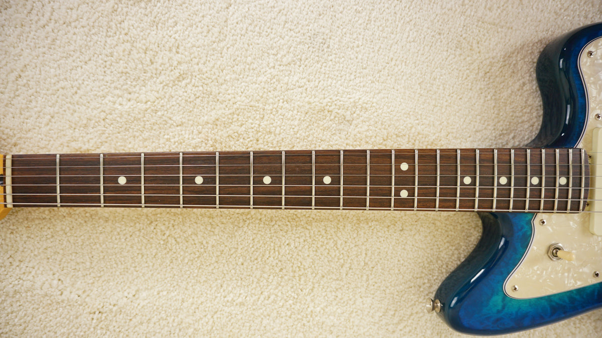 Fender Japan 2024 Limited Edition Hybrid II Jazzmaster Quilt Top Aquamarine