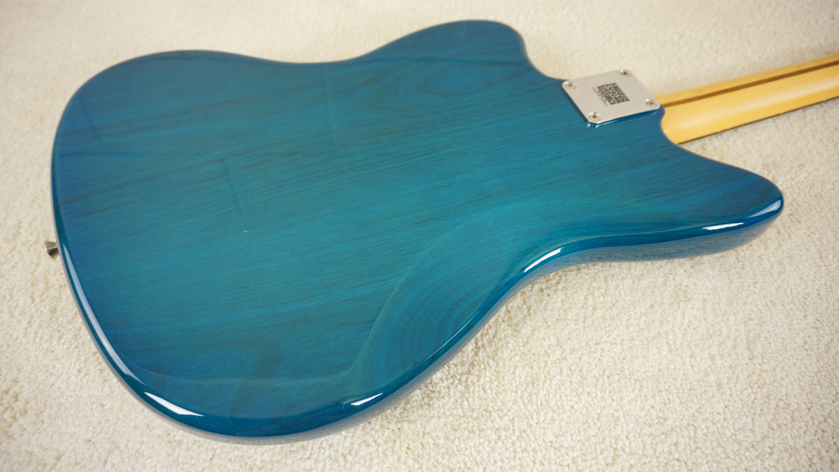 Fender Japan 2024 Limited Edition Hybrid II Jazzmaster Quilt Top Aquamarine