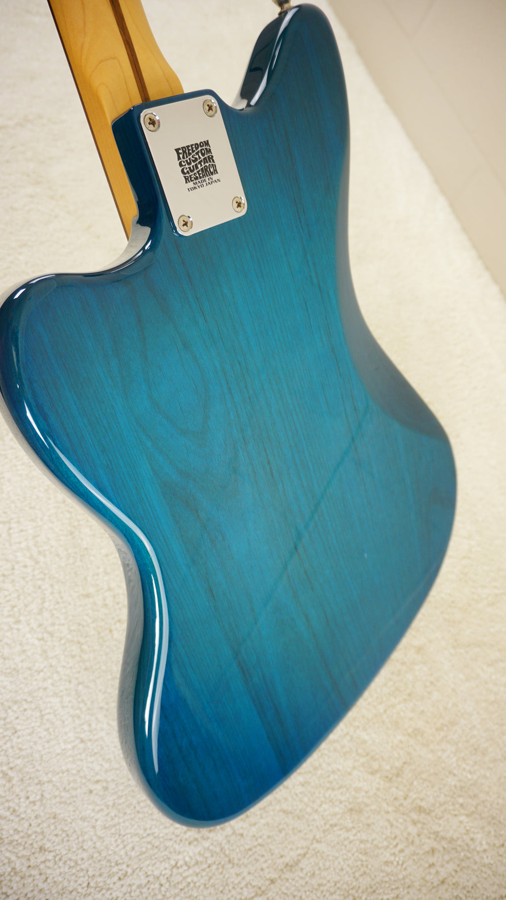 Fender Japan 2024 Limited Edition Hybrid II Jazzmaster Quilt Top Aquamarine