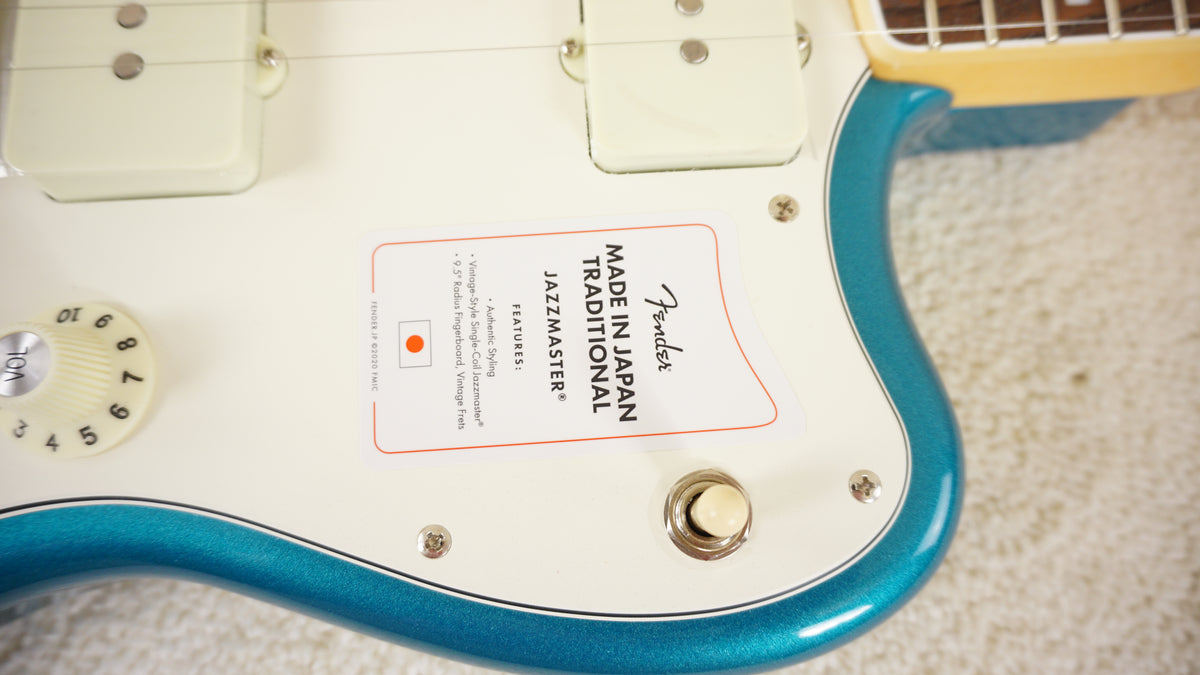 Fender Japan 2026 Traditional Late 60s Jazzmaster Ocean Turquoise Metallic