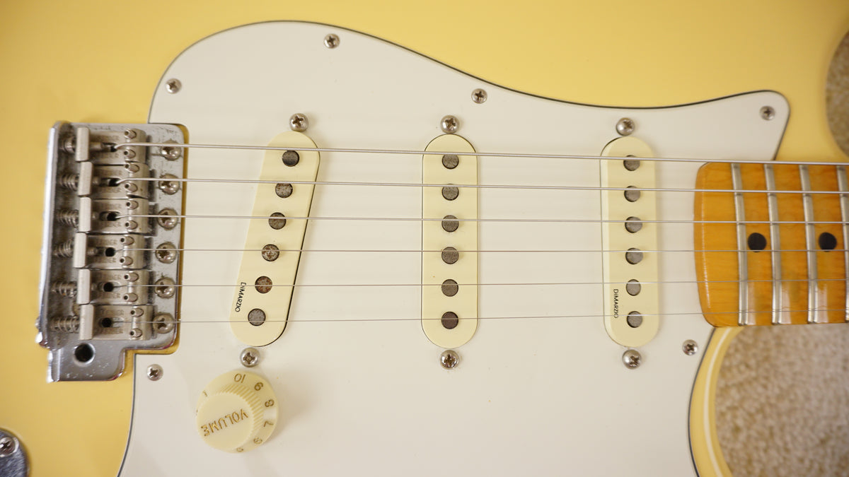 Fender Japan 1997 ST-YJM Yngwie Malmsteen Signature Stratocaster Vintage White