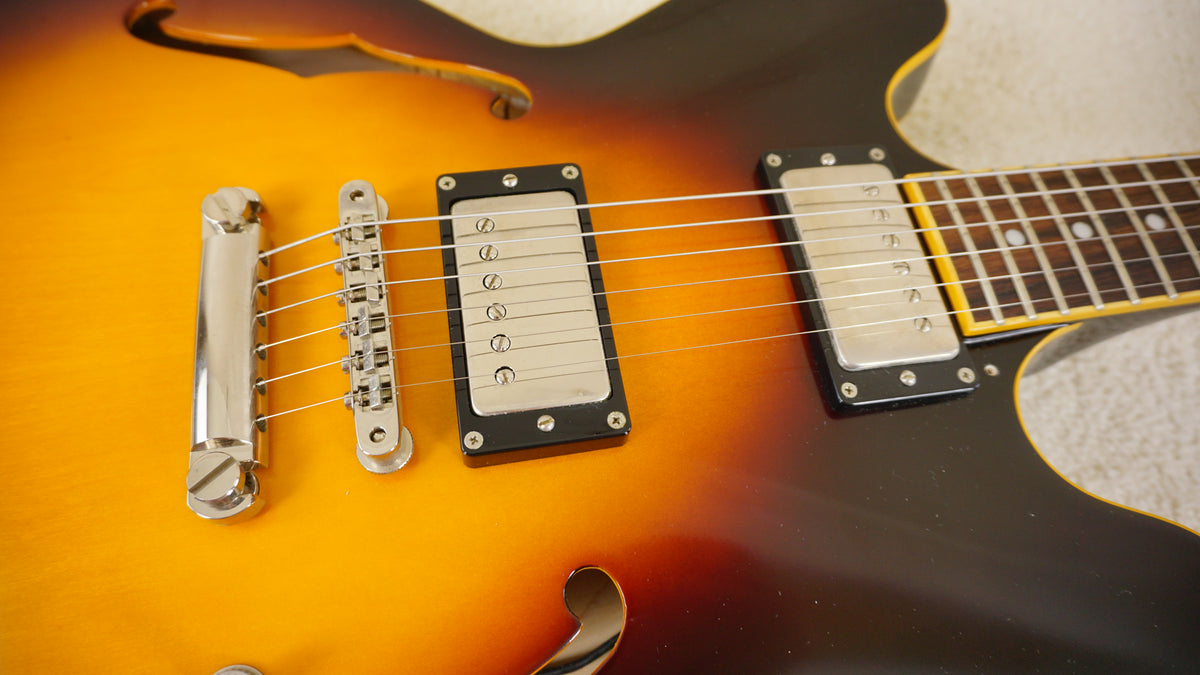 Edwards Japan 2008 E-SA-125LTS Semi-Hollow Tobacco Sunburst ESP w/ Case