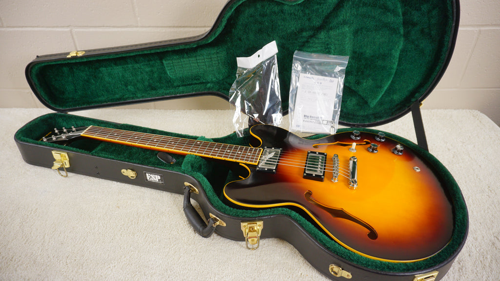 Edwards Japan 2008 E-SA-125LTS Semi-Hollow Tobacco Sunburst ESP w/ Case