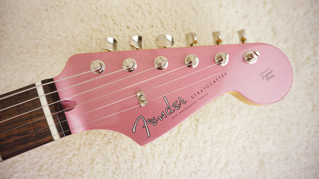 Fender Japan 2025 Hybrid II Stratocaster Burgundy Mist Matching Headstock