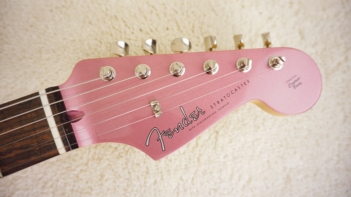 Fender Japan 2025 Hybrid II Stratocaster Burgundy Mist Matching Headstock