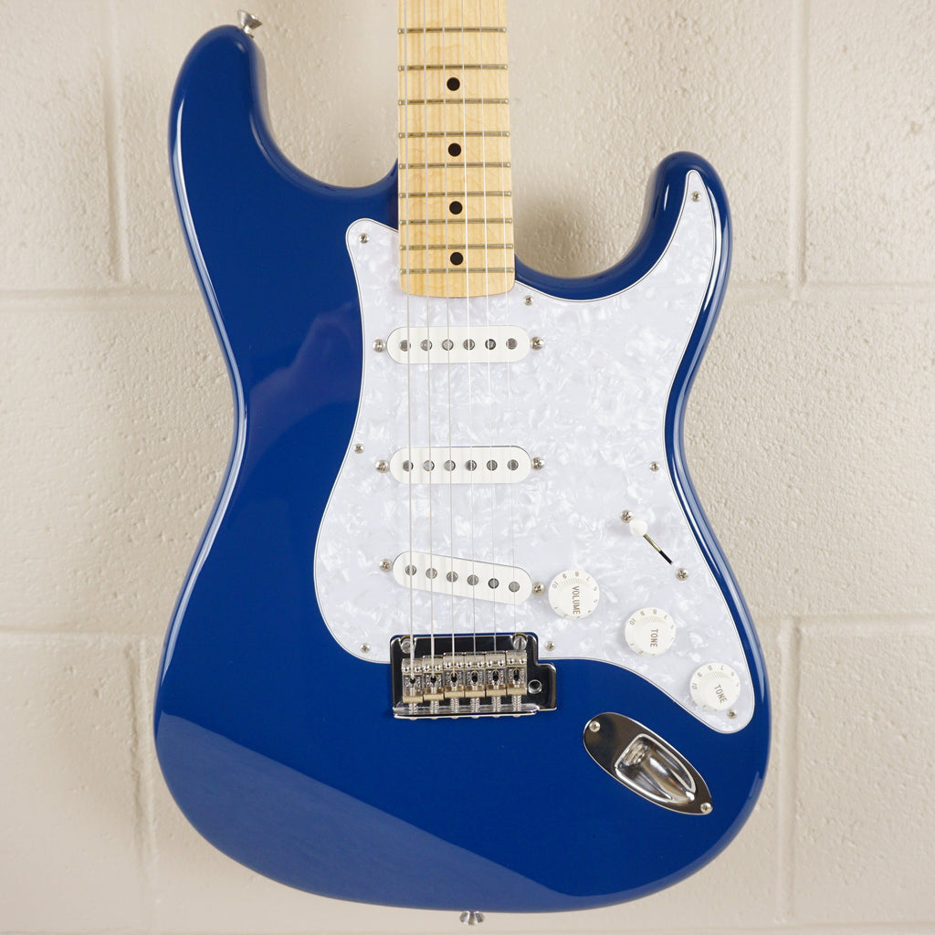 Fender Japan 2020 Hybrid Stratocaster Indigo Metallic White Pearloid