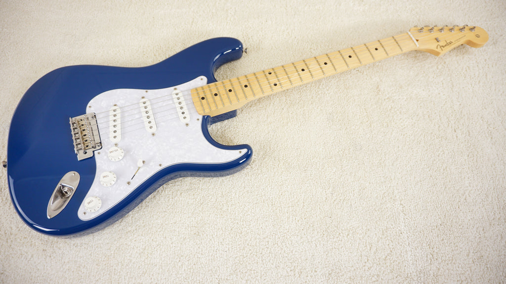 Fender Japan 2020 Hybrid Stratocaster Indigo Metallic White Pearloid