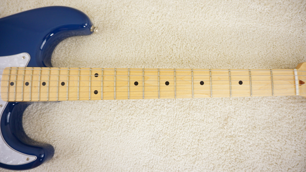 Fender Japan 2020 Hybrid Stratocaster Indigo Metallic White Pearloid