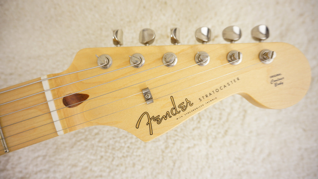 Fender Japan 2020 Hybrid Stratocaster Indigo Metallic White Pearloid