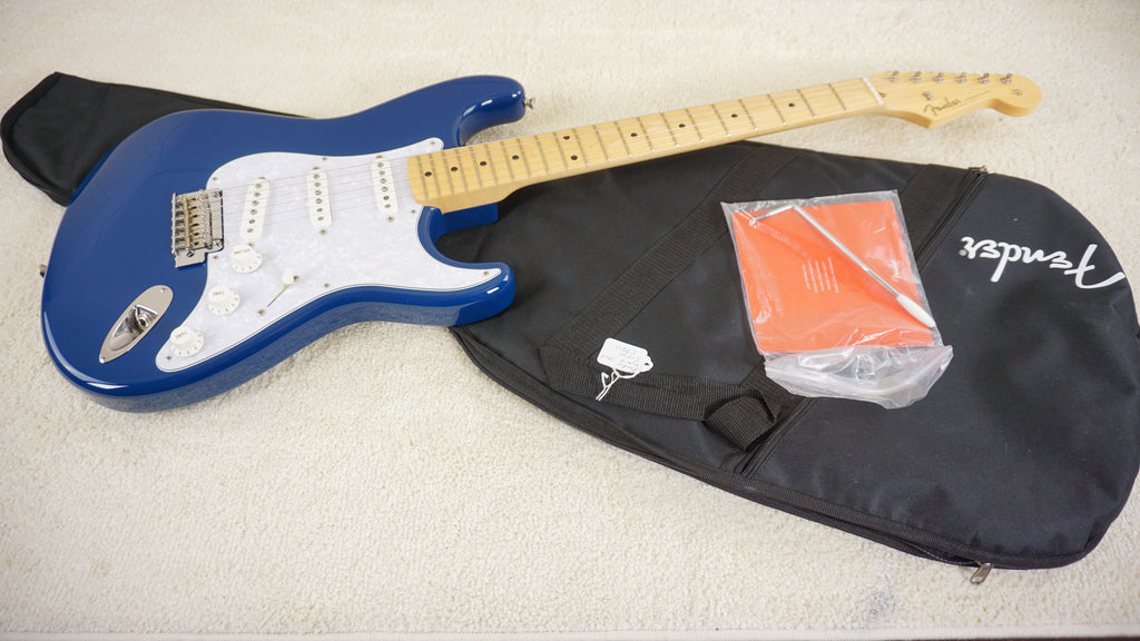 Fender Japan 2020 Hybrid Stratocaster Indigo Metallic White Pearloid