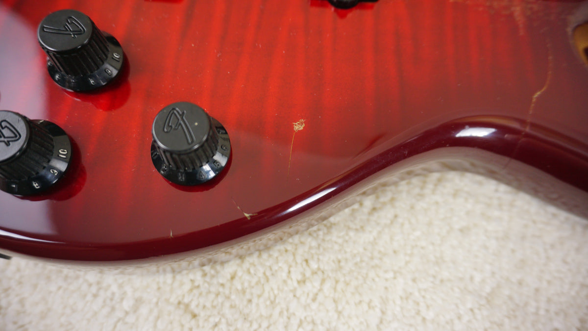 Fender Japan 1993 PB70-95SR Foto Flame Precision Bass Lyte Custom