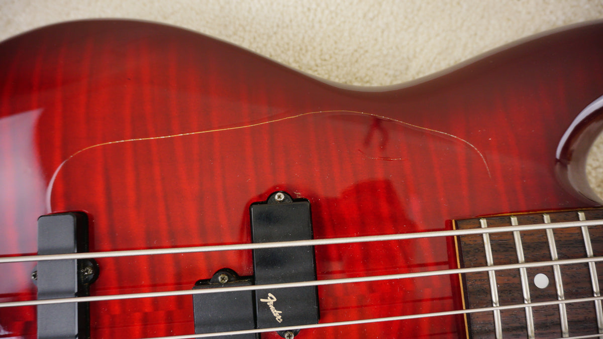 Fender Japan 1993 PB70-95SR Foto Flame Precision Bass Lyte Custom