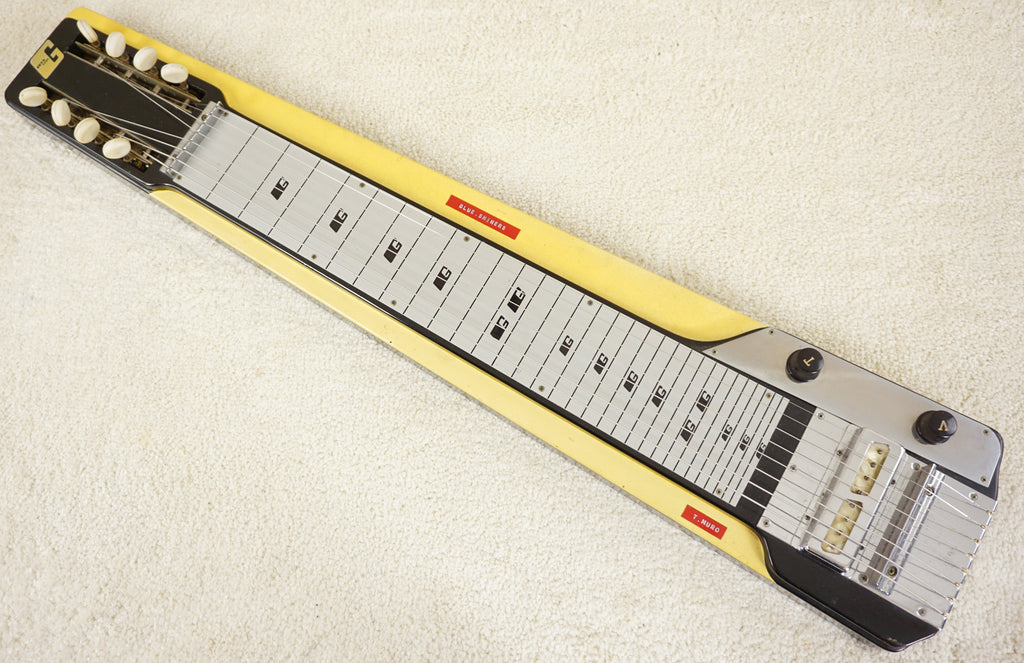 Guyatone HG-108 8-String Lap Steel Guitar Two-Tone Yellow 1960s