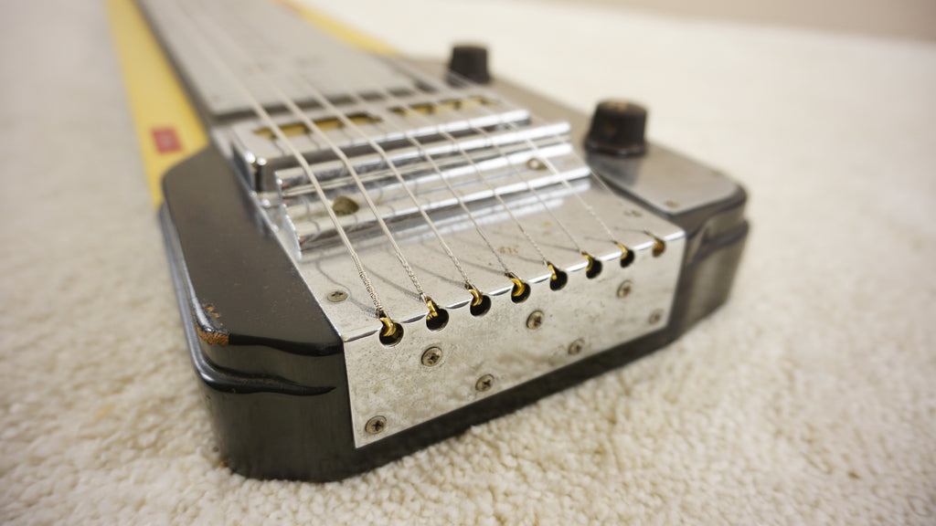 Guyatone HG-108 8-String Lap Steel Guitar Two-Tone Yellow 1960s