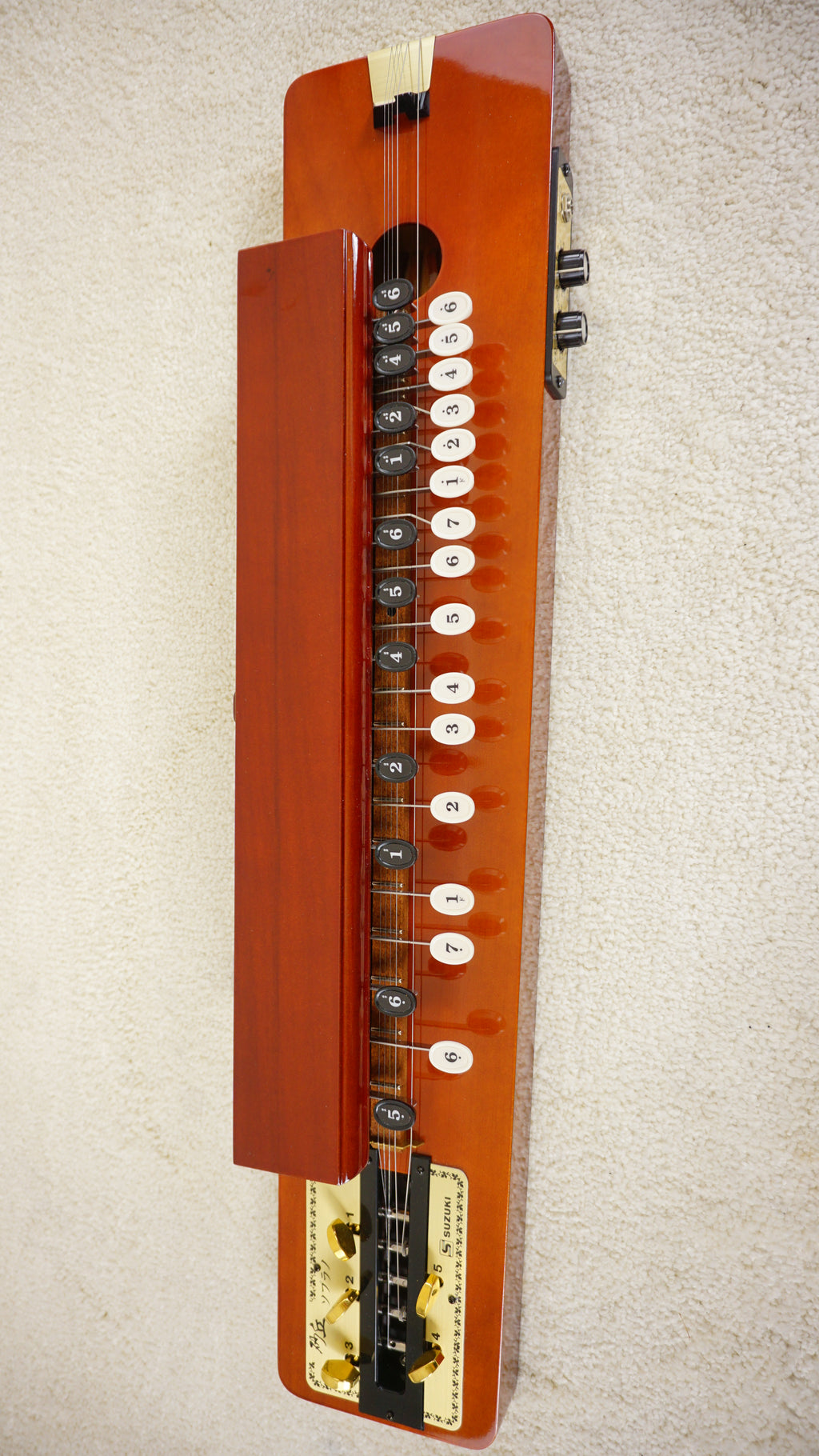 Vintage Suzuki Sakyu Soprano Electric Taishogoto Japanese Harp 1980s