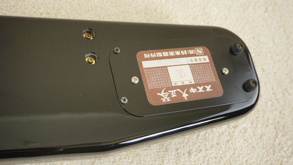 Suzuki Ran Type II Soprano Electric Taishogoto Gloss Black Japanese Nagoya Harp