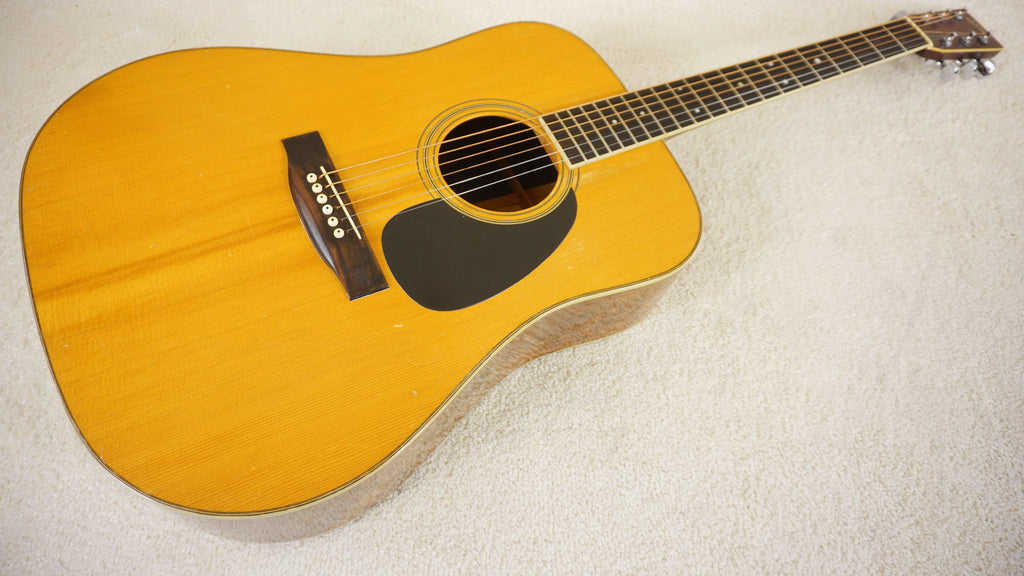 S. Yairi YD-304 Dreadnought 1975 Jacaranda Maple 3-Piece Back Natural Acoustic