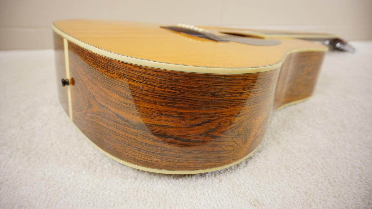 S. Yairi YD-304 Dreadnought 1975 Jacaranda Maple 3-Piece Back Natural Acoustic