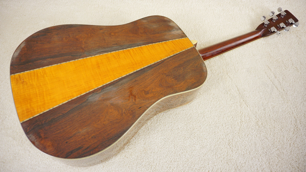 S. Yairi YD-304 Dreadnought 1975 Jacaranda Maple 3-Piece Back Natural Acoustic