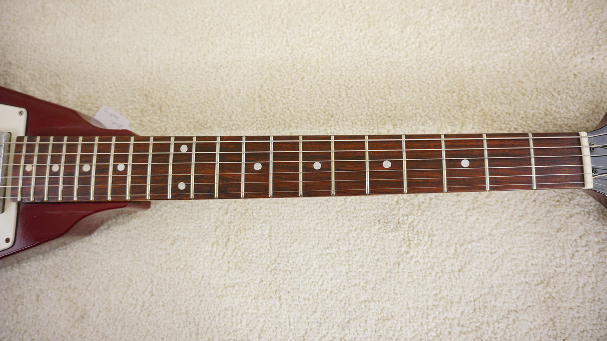 Holly Flying V Reissue 1977 Aged Cherry Metallic Chushin Gakki Japan