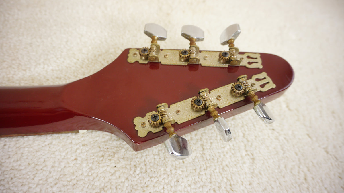 Holly Flying V Reissue 1977 Aged Cherry Metallic Chushin Gakki Japan